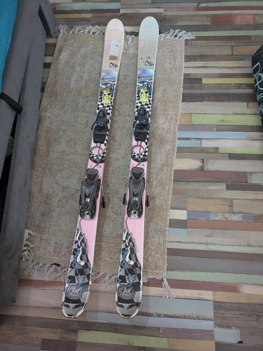 Twin tip skis 140cm with - skis, 140cm,